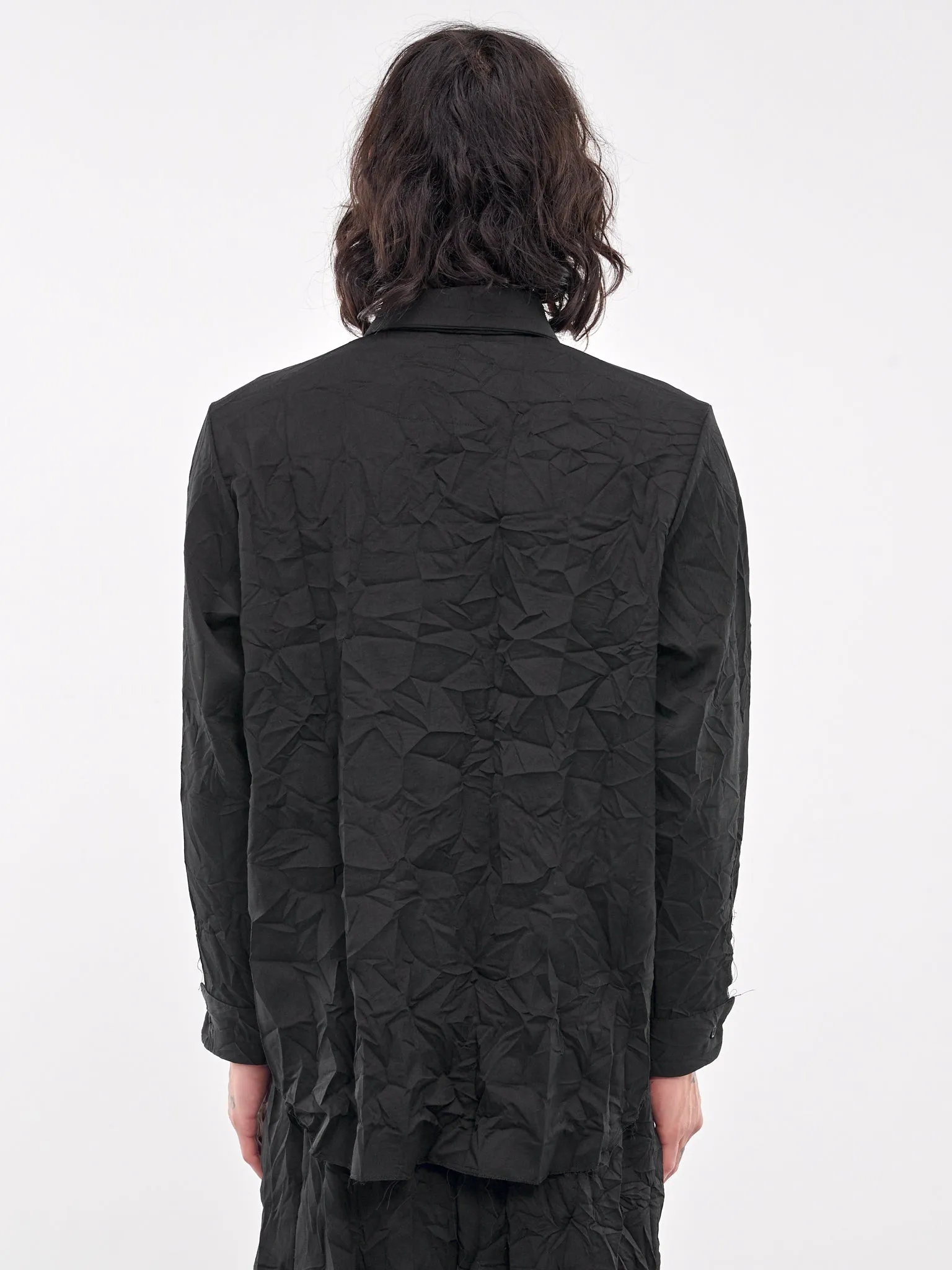 Wrinkled Shirt (04-05-01-BLACK) sold by lorenzo product image thumbnail 3