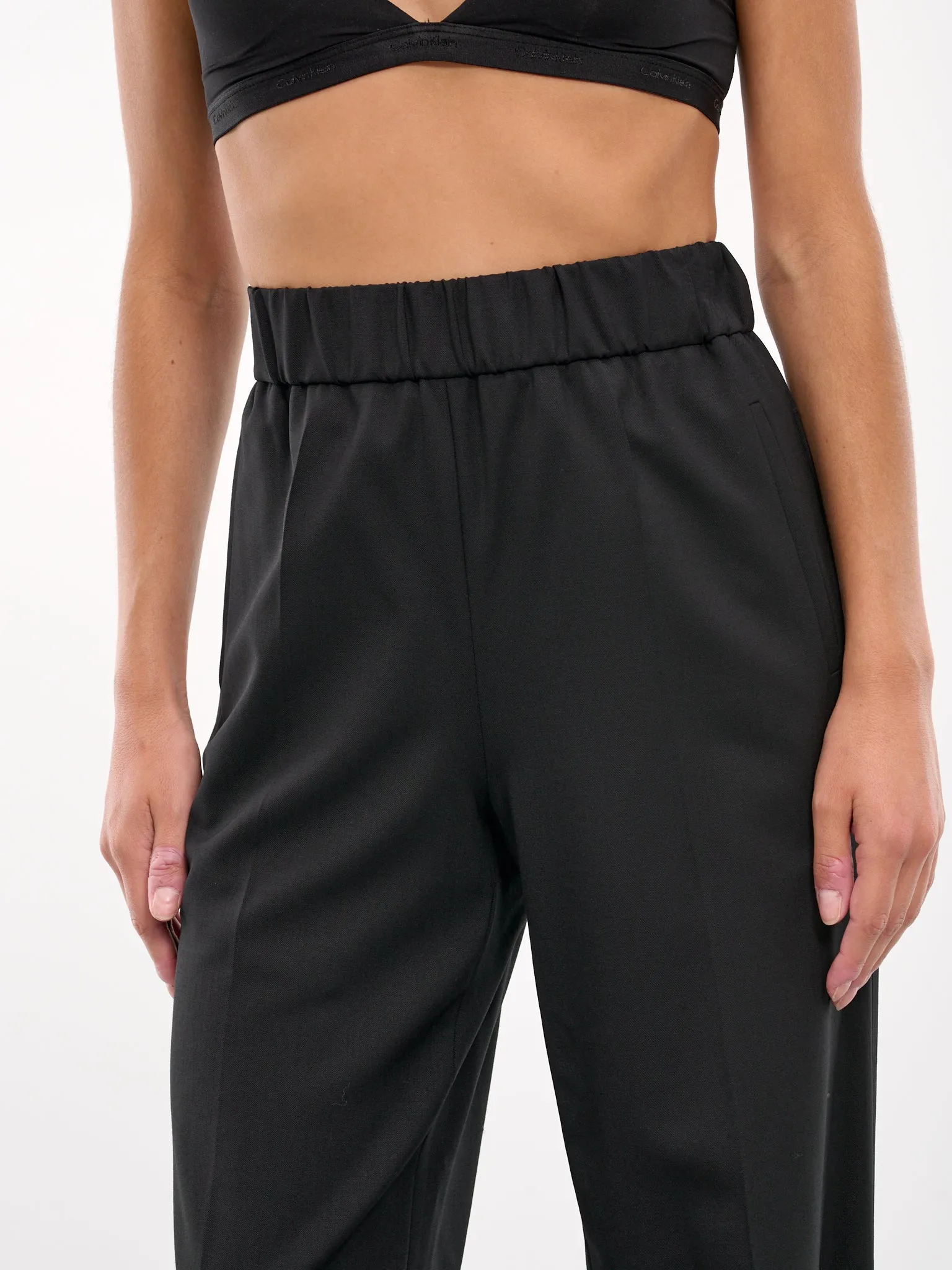 Stretch Wool Twill Trousers (FTC51T-FUBGC-BLACK) sold by lorenzo product image thumbnail 5