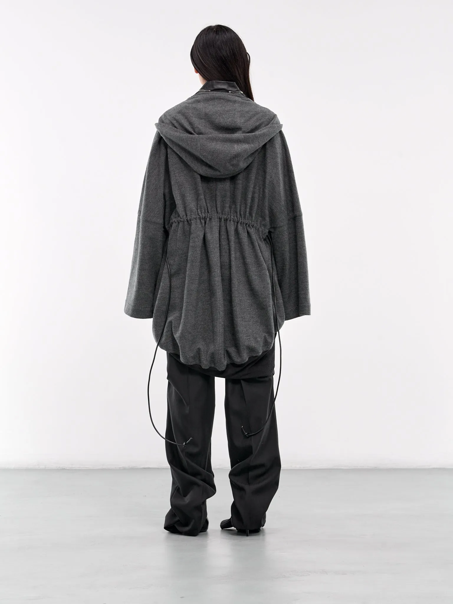 Hanger Hooded Jacket (T35-CHARCOAL) sold by lorenzo product image thumbnail 2