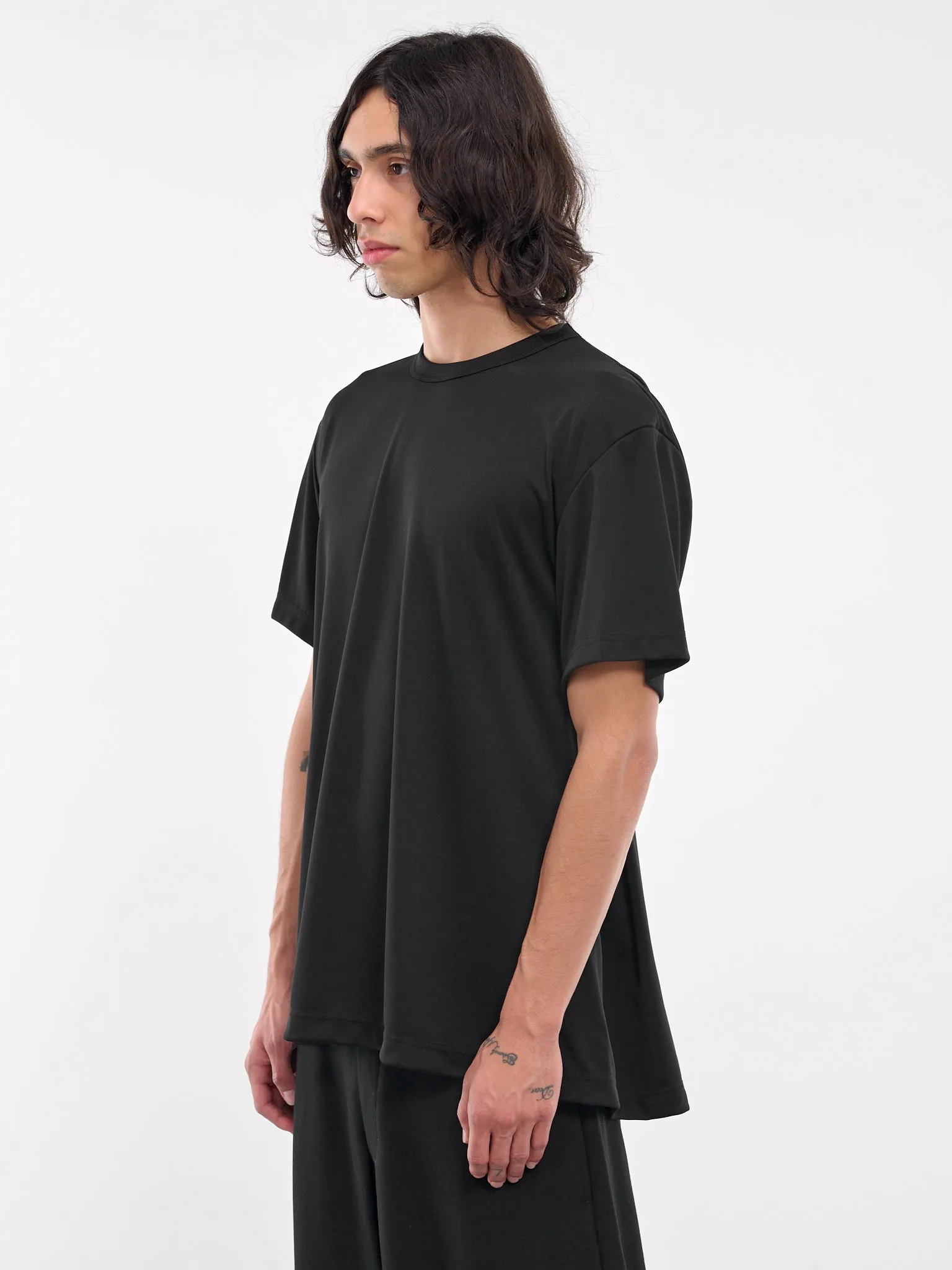 Tank Overlay Tee (PN-T010-051-BLACK-BLACK) sold by lorenzo product image thumbnail 2
