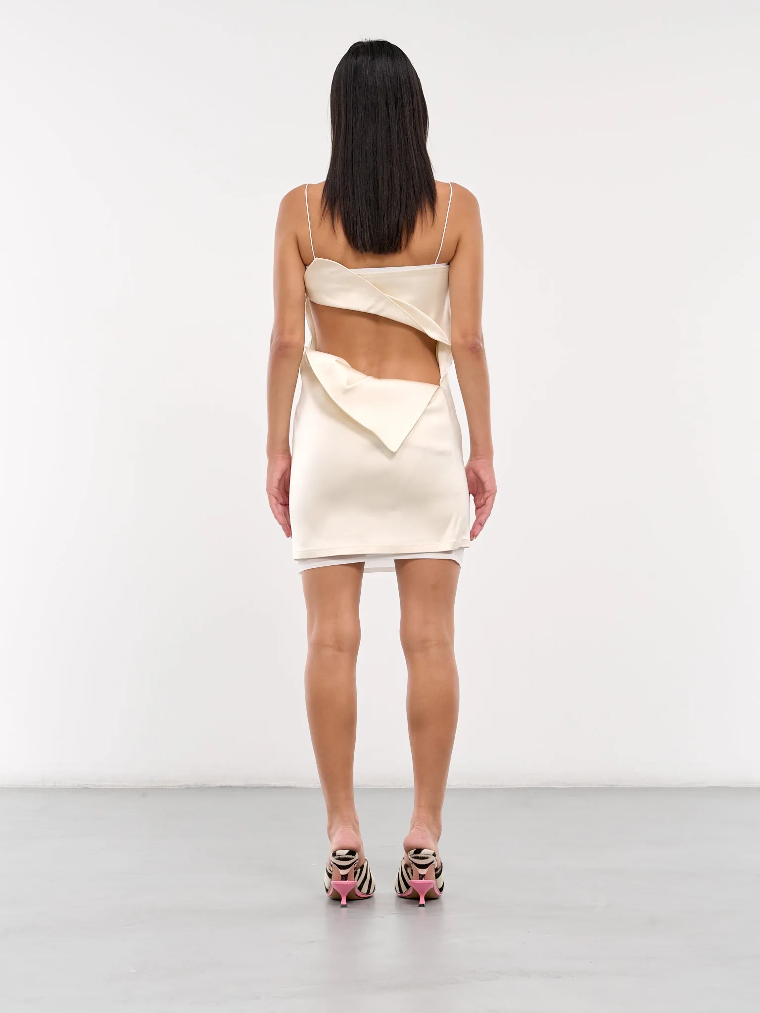 The Elica Dress (243DR174-1602-WHITE) sold by lorenzo product image thumbnail 3