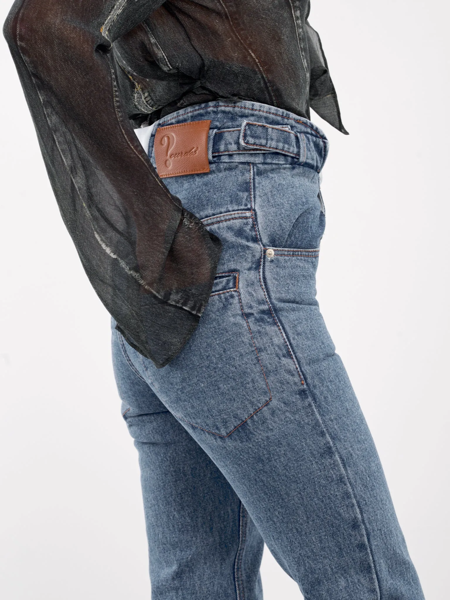 Baggage Pants (LOF4MT09AP-TE427-BLUE) sold by lorenzo product image thumbnail 4