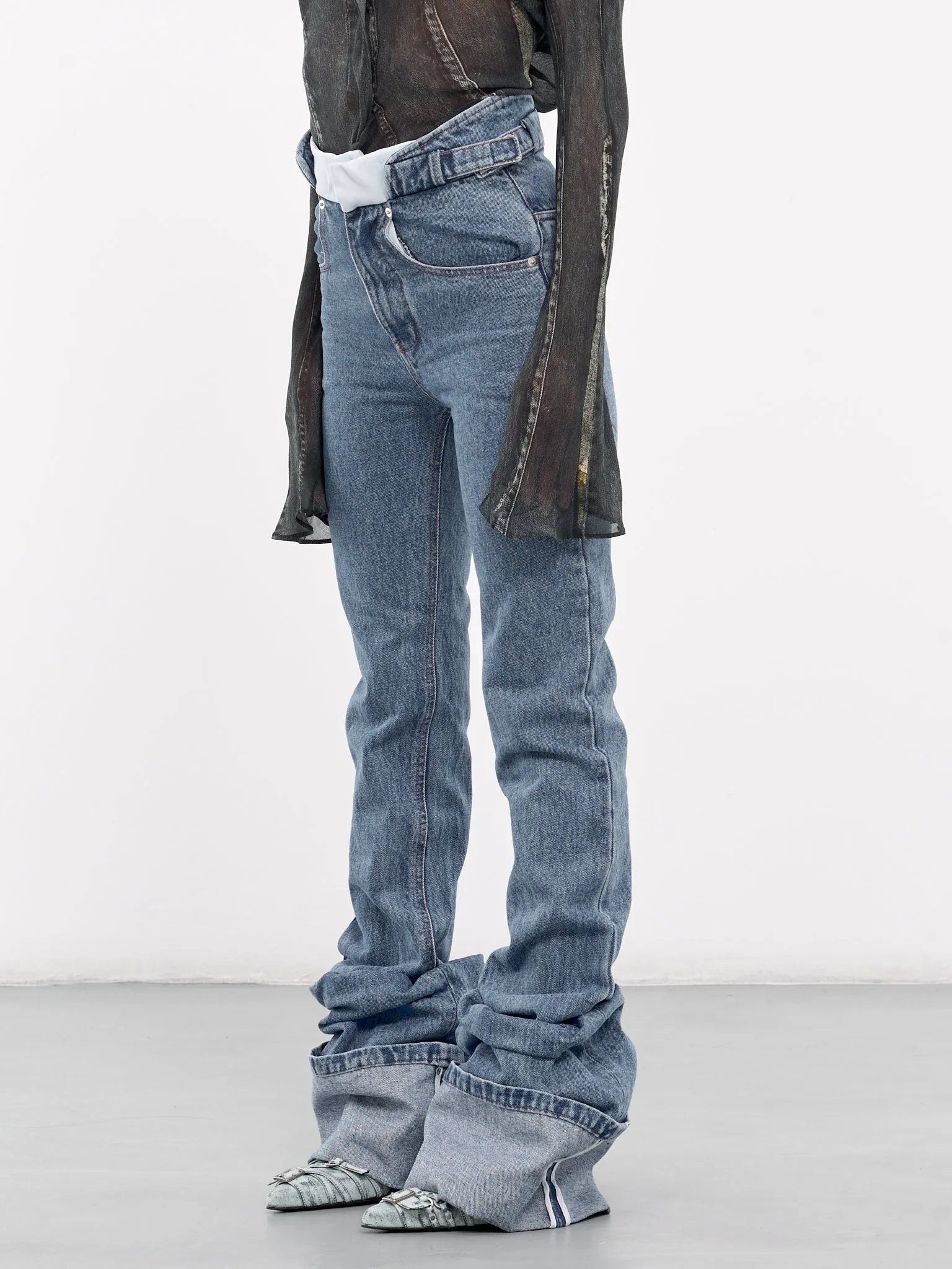 Baggage Pants (LOF4MT09AP-TE427-BLUE) sold by lorenzo product image thumbnail 2