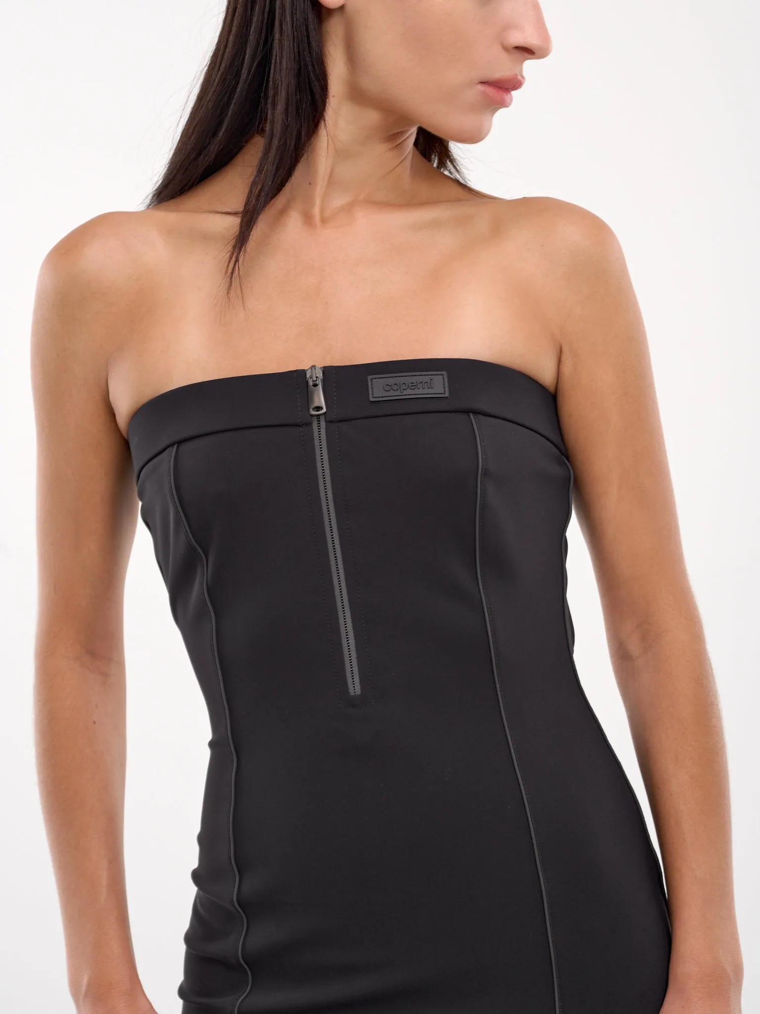 Bustier Open Back Midi Dress (COPJS95F5004-BLACK) sold by lorenzo product image thumbnail 5