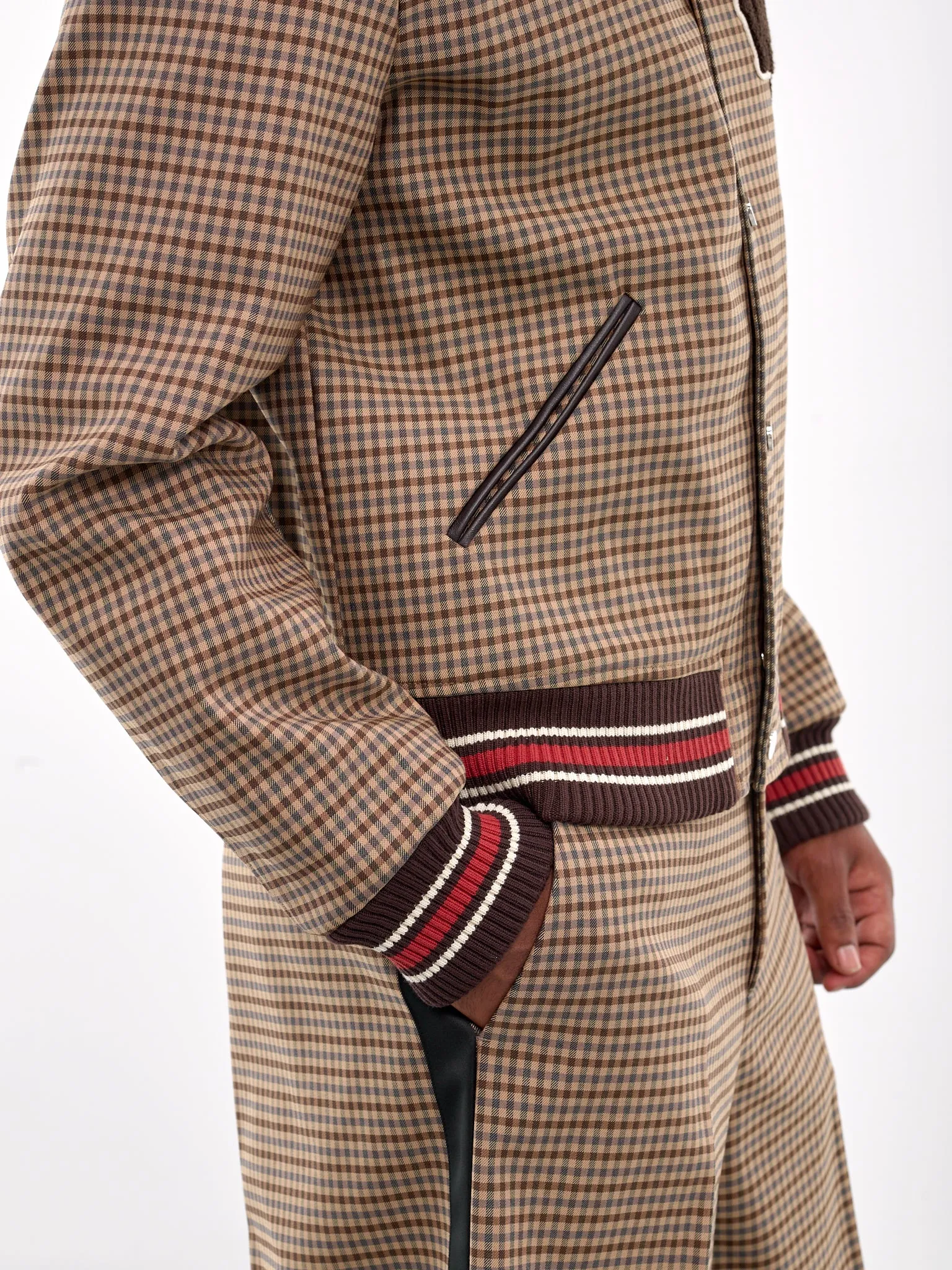 Homecoming Varsity Jacket (JA10-CO03-8890-BEIGE-BROWN) sold by lorenzo product image thumbnail 4