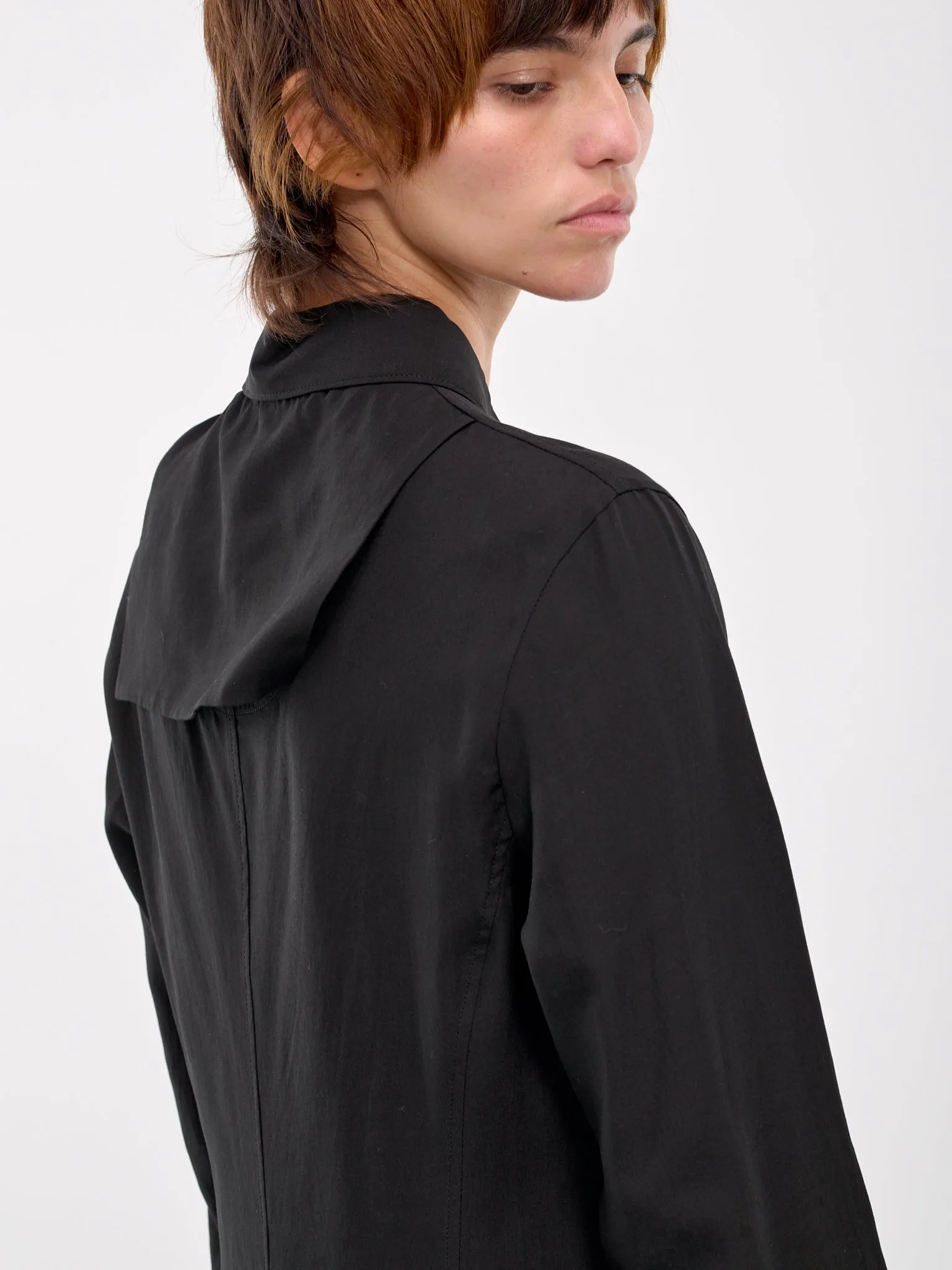 Sailor Cutting Blouse (F0-B60-200-2-BLACK) sold by lorenzo product image thumbnail 5