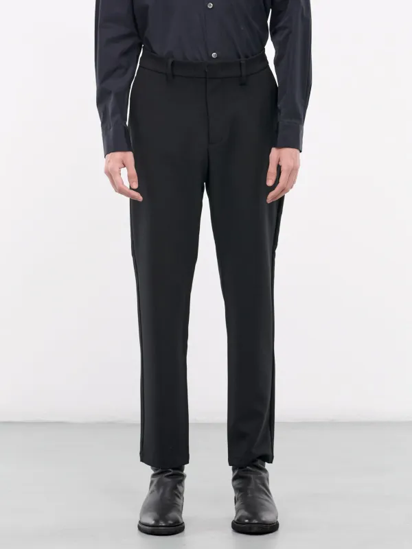 Slim Trousers (AP42-048-BLACK) sold by lorenzo