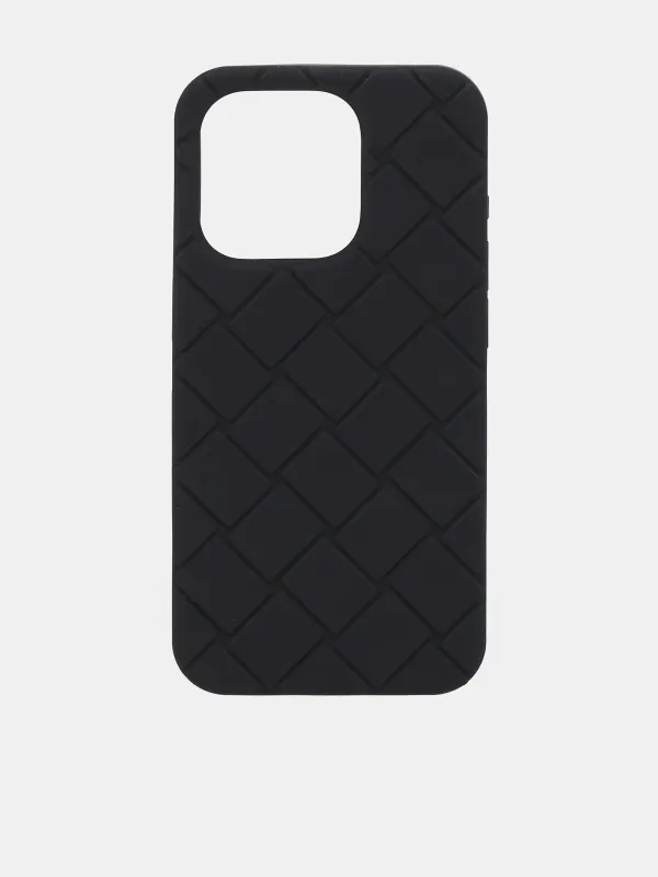 iPhone 15 Pro Intreccio Case (789836V0EY0-1000-BLACK) sold by lorenzo