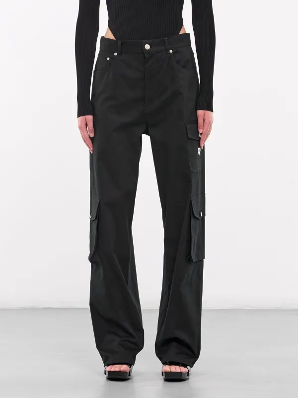 Cargo Trousers (A0330-8724-BLACK) sold by lorenzo