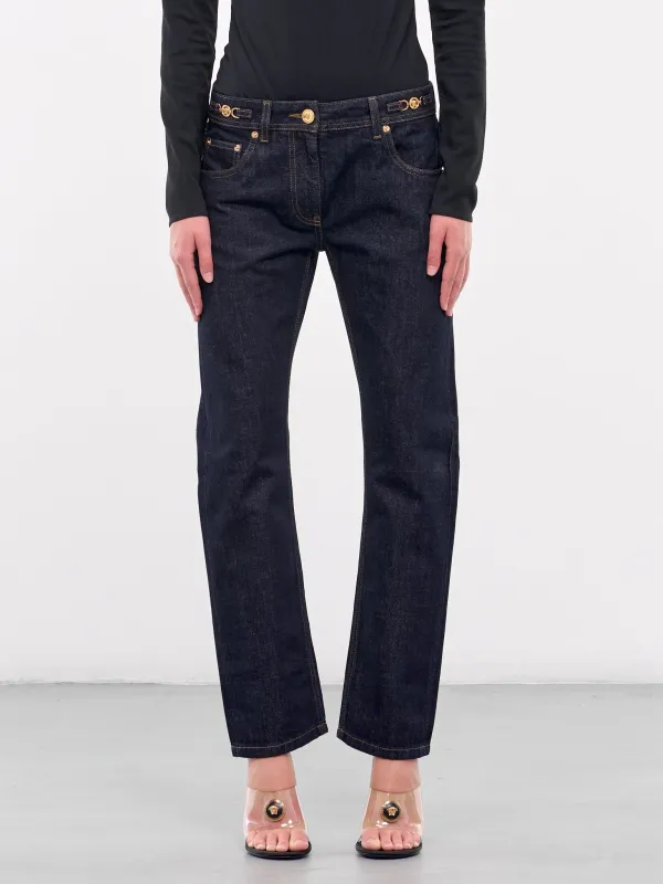 Medusa '95 Jeans (1017378-1A12294-1D100-DARK-BLU) made by Versace