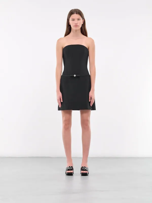 Strapless Mini Dress (1016950-1A12369-1B000-BLACK) sold by lorenzo