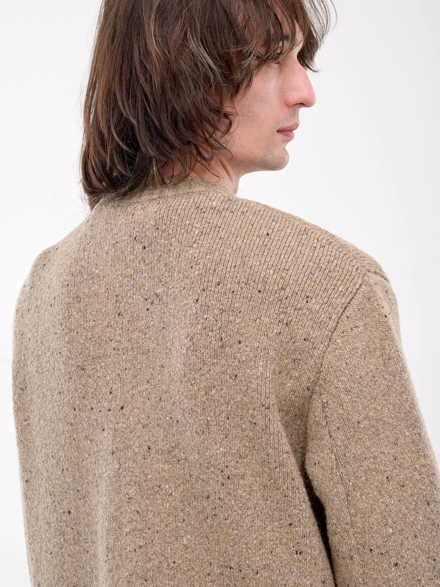 Wool Tailored Dress (801946V4TK0-9742-DESERT-MELANG) sold by lorenzo product image thumbnail 4