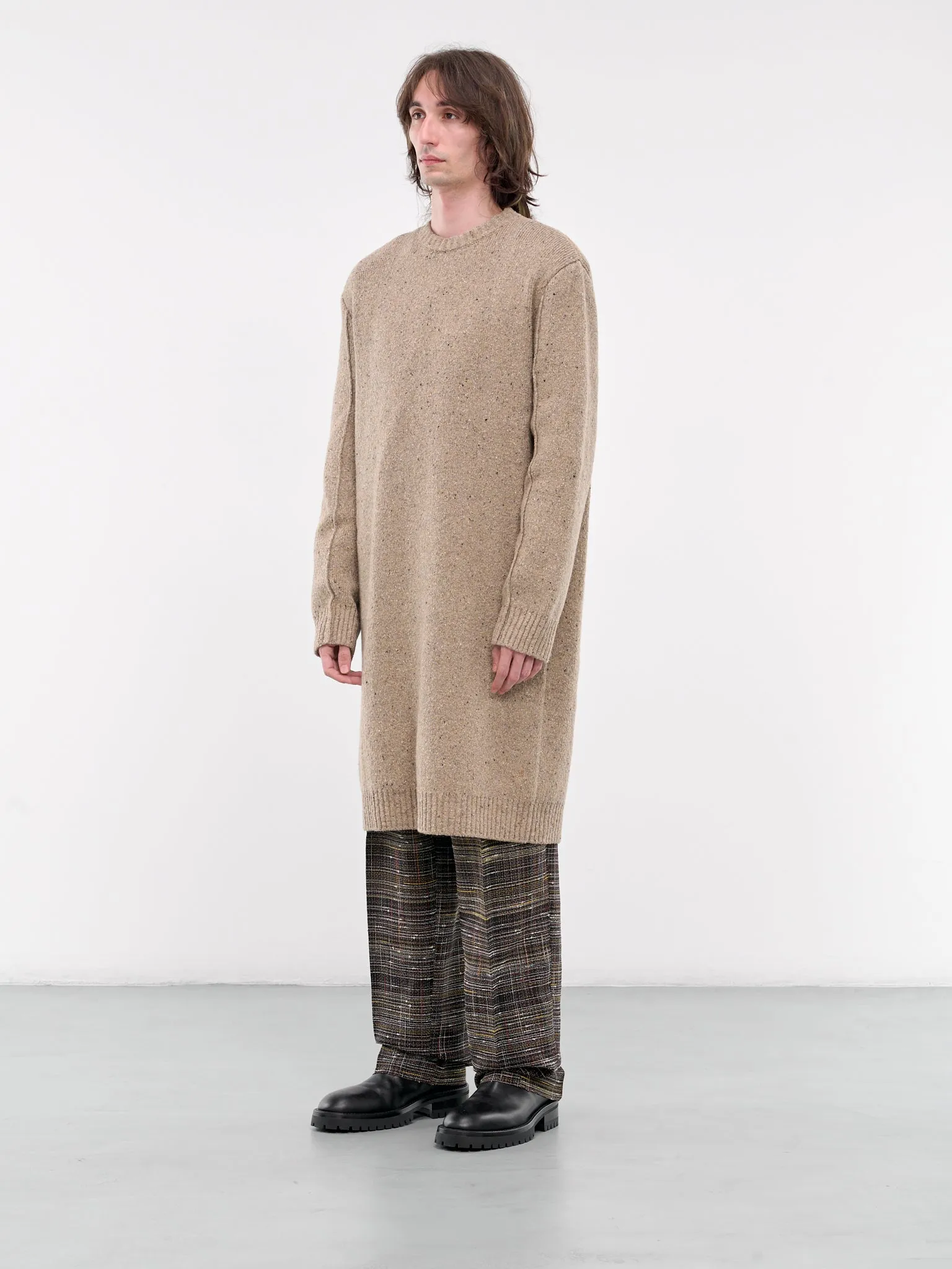 Wool Tailored Dress (801946V4TK0-9742-DESERT-MELANG) sold by lorenzo product image thumbnail 2