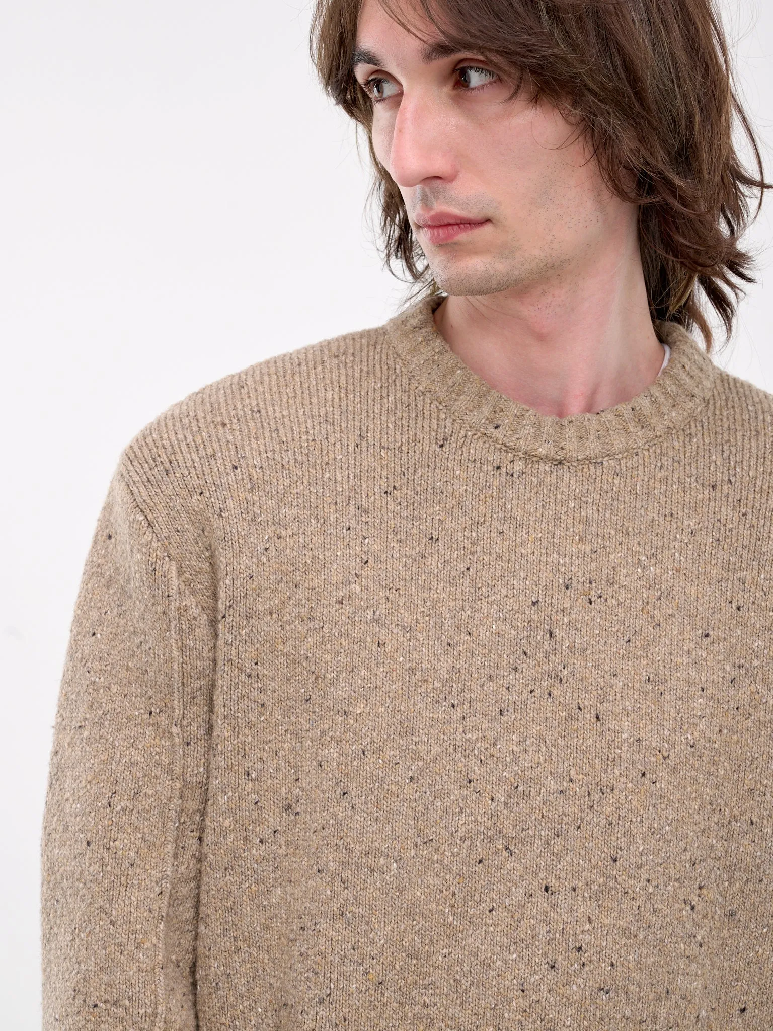 Wool Tailored Dress (801946V4TK0-9742-DESERT-MELANG) sold by lorenzo product image thumbnail 5