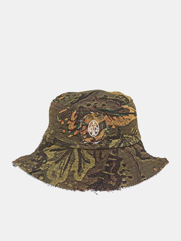 Camouflage Jacquard Bucket Hat (CAMOUFLAGE-JACQUARD-BUCKET-GRE) sold by lorenzo