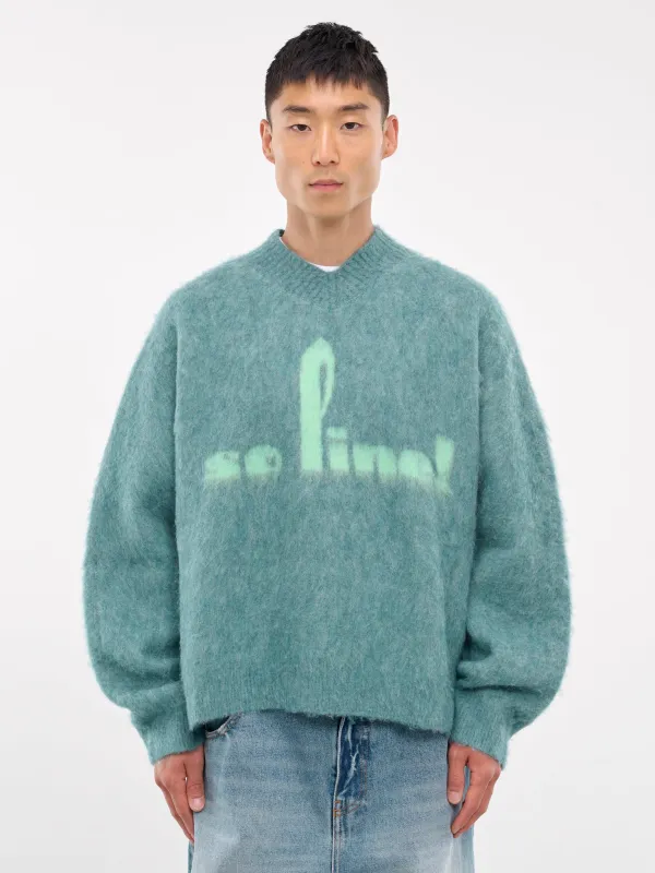 Brush Mohair Jumper (948YA01505-BLUE) sold by lorenzo