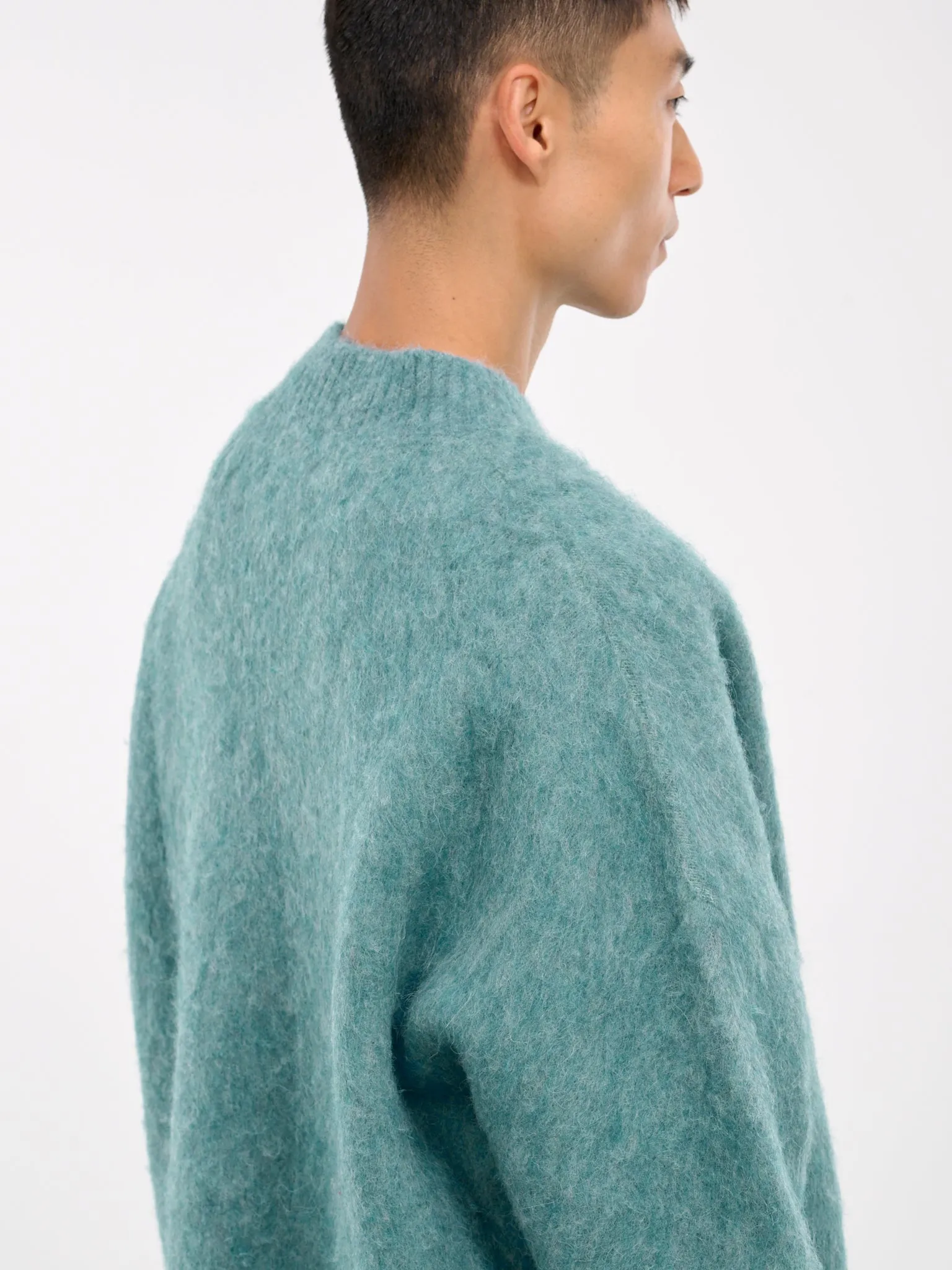 Brush Mohair Jumper (948YA01505-BLUE) sold by lorenzo product image thumbnail 4