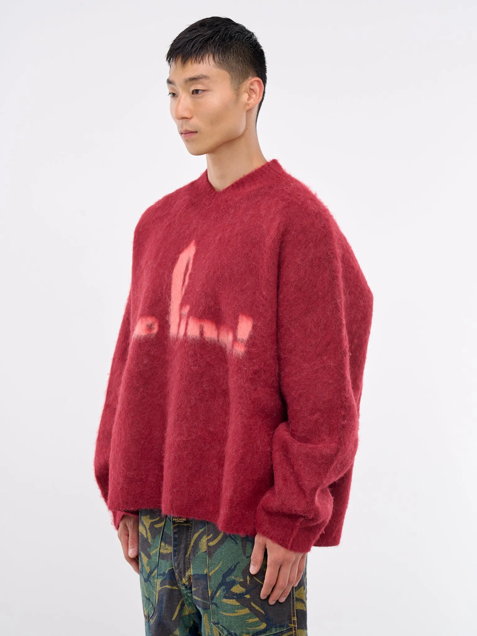 Brush Mohair Jumper (948YA01102-RED) sold by lorenzo product image thumbnail 2