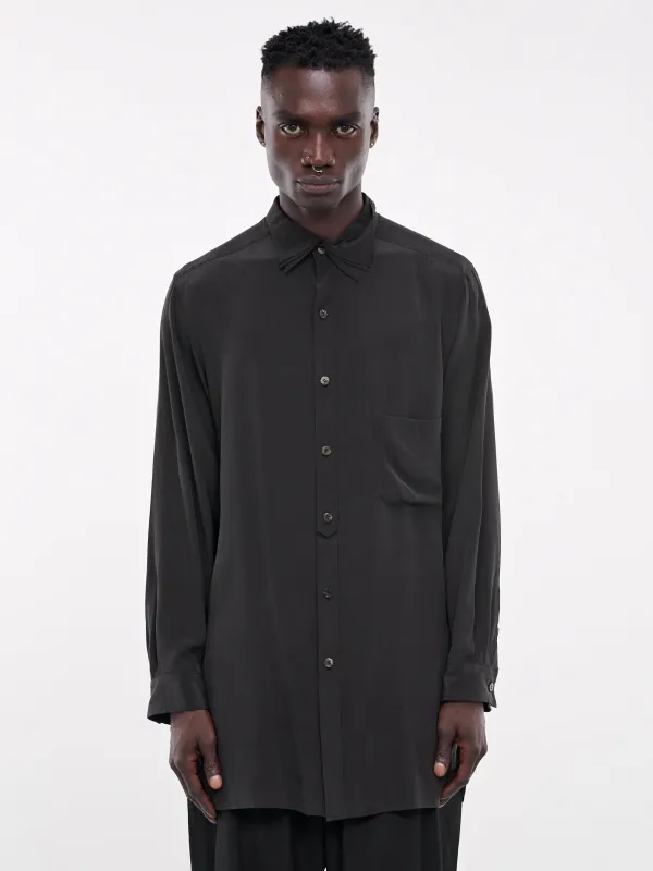 Triple Collar Shirt (H0-B61-424-BLACK) sold by lorenzo