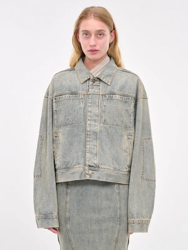 Gem Denim Jacket (ES2427SW-SURFACE-WAVE) sold by lorenzo