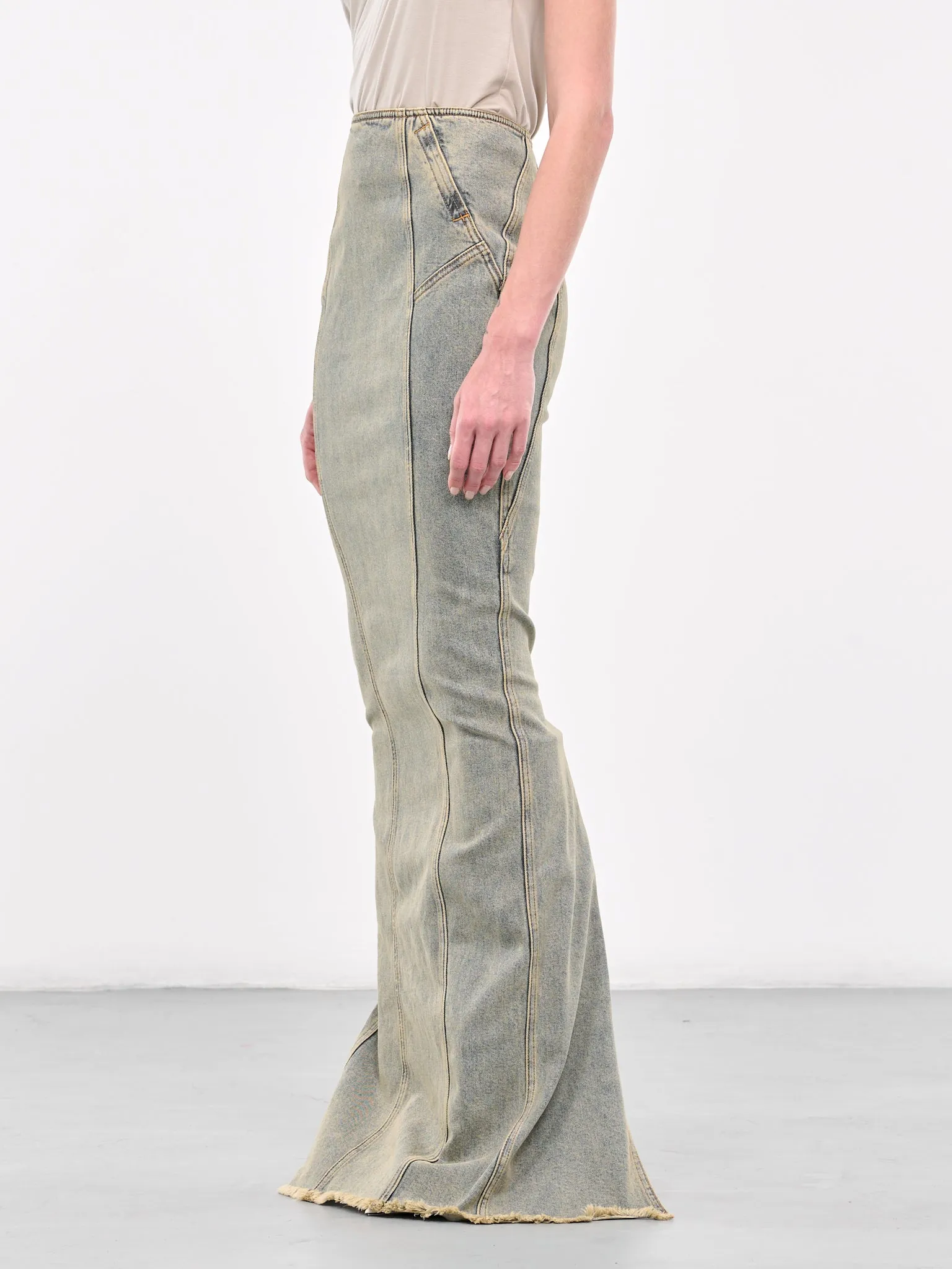 Channel Denim Skirt (ES2572SW-SURFACE-WAVE) sold by lorenzo product image thumbnail 2