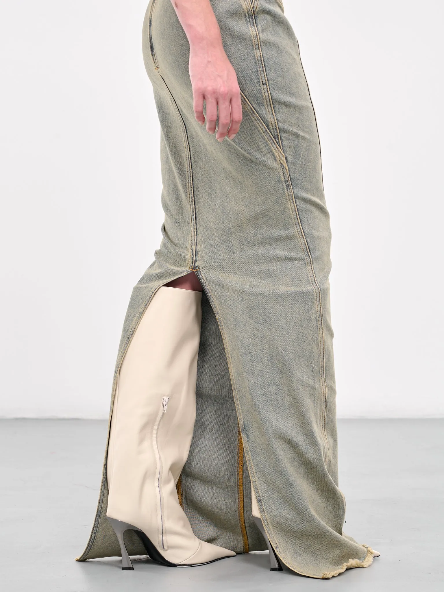 Channel Denim Skirt (ES2572SW-SURFACE-WAVE) sold by lorenzo product image thumbnail 5