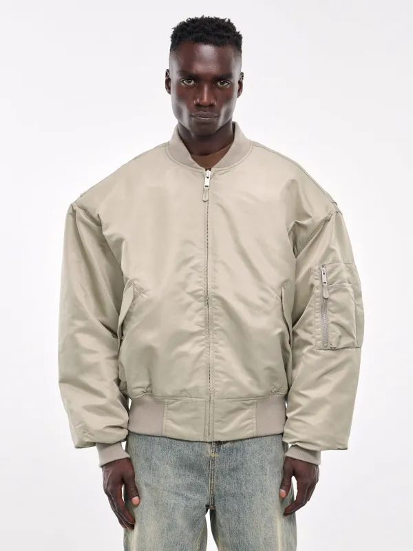 Broad Bomber Jacket (ES2540GR-GREY) made by Entire Studios