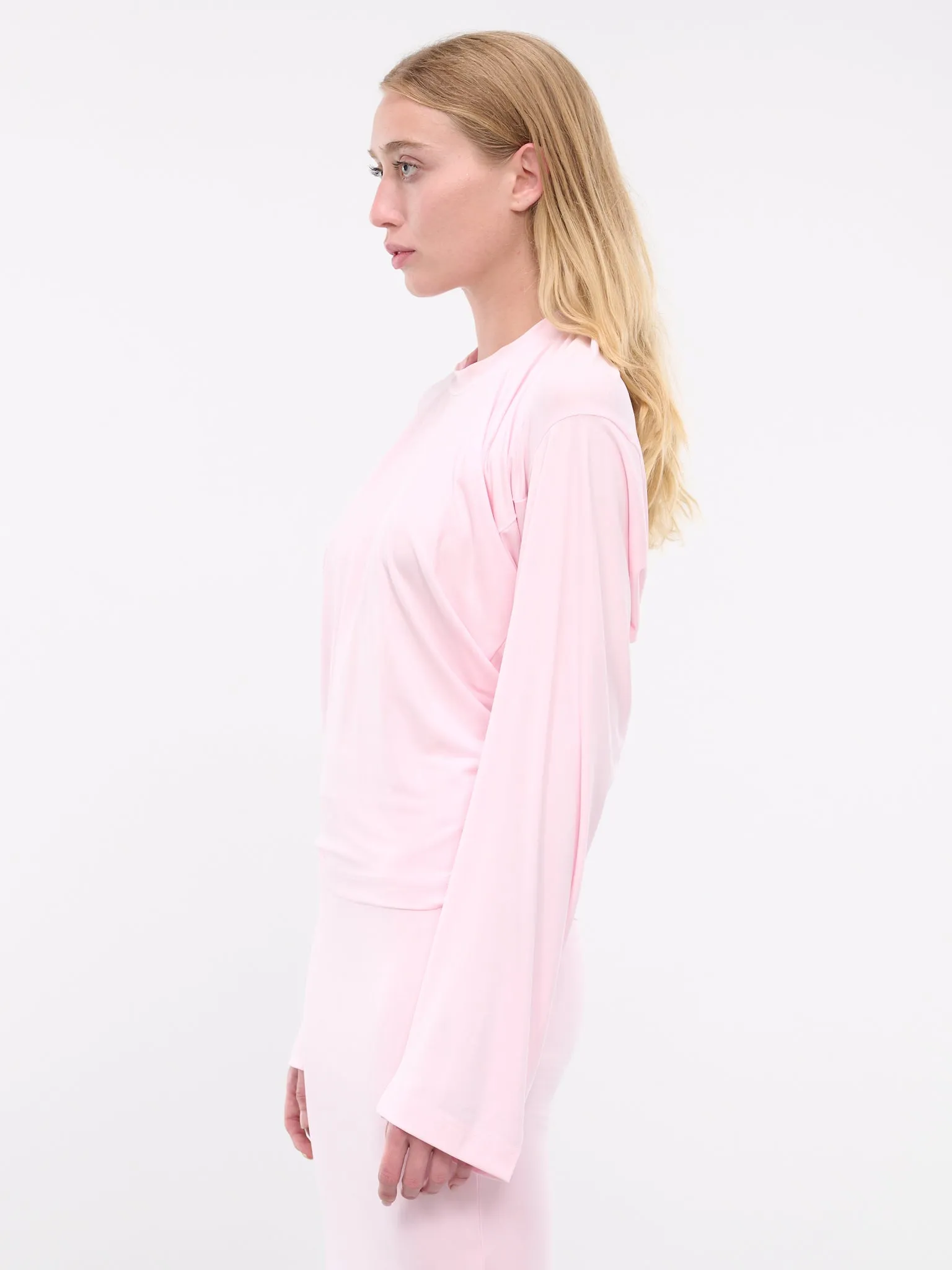 Bascule Long Sleeve Tee (S2WJETO20-PINK) sold by lorenzo product image thumbnail 2