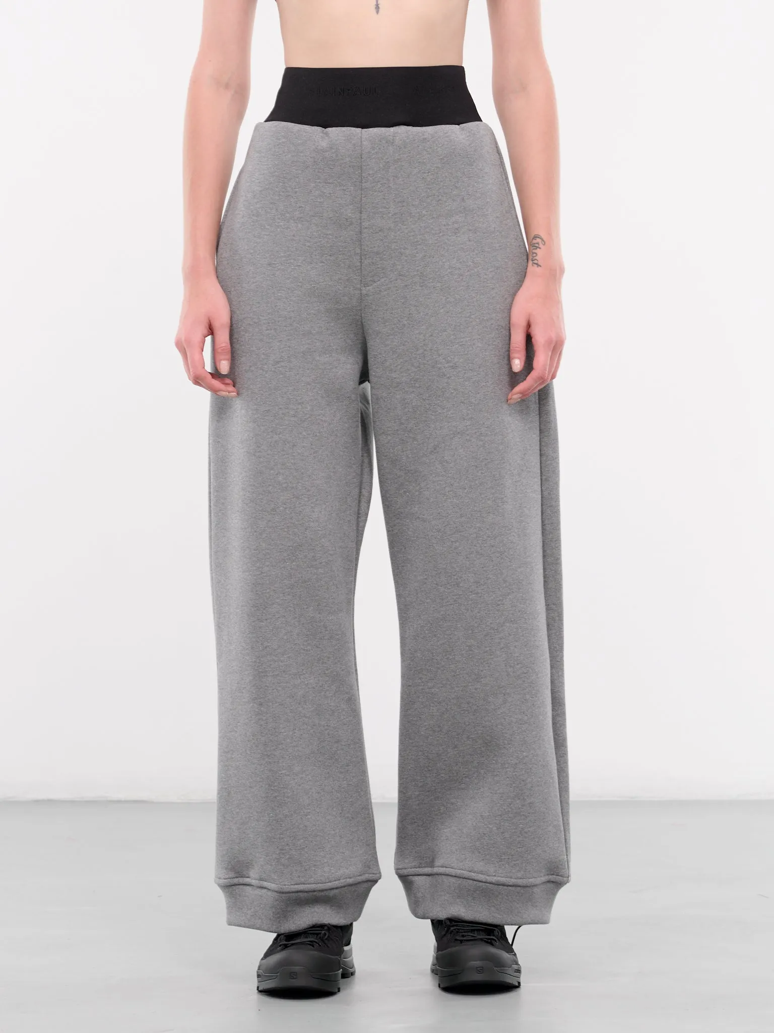 Elastic Waistband Sweatpants (S2WJEPA01-GREY-MELANGE) sold by lorenzo