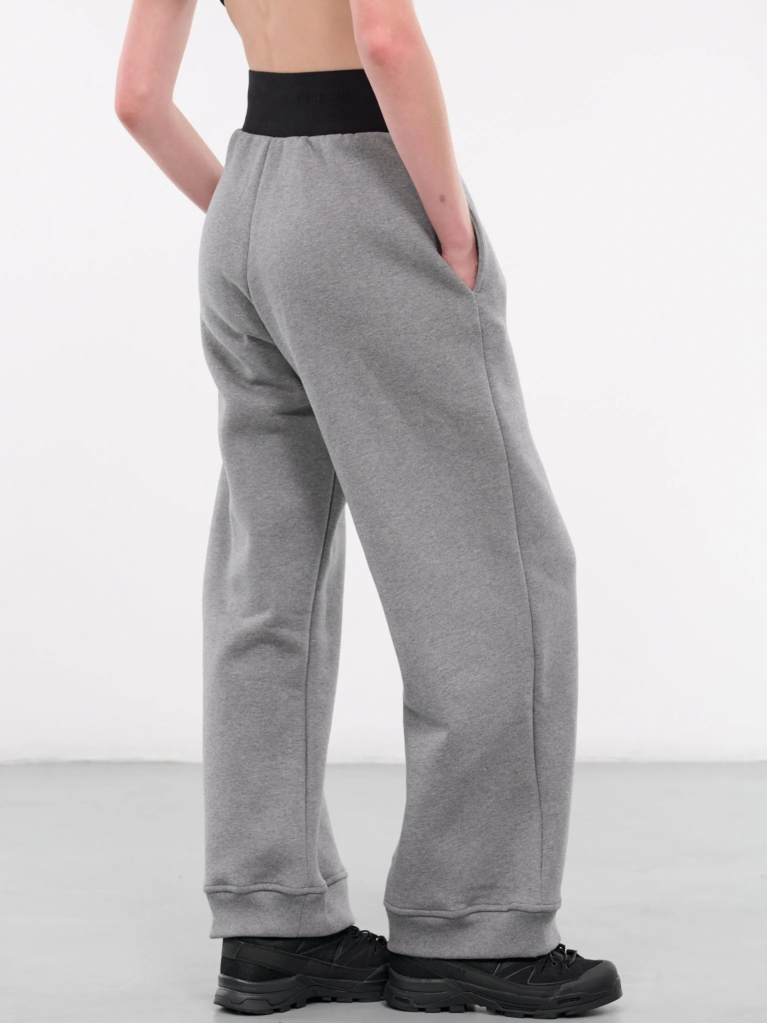 Elastic Waistband Sweatpants (S2WJEPA01-GREY-MELANGE) sold by lorenzo product image thumbnail 4