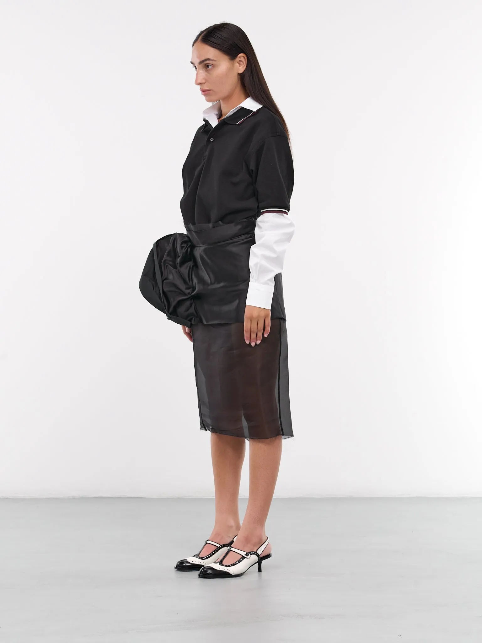 Décortiqué Midi Dress (S51DD0022-MTN019-BLACK) sold by lorenzo product image thumbnail 2