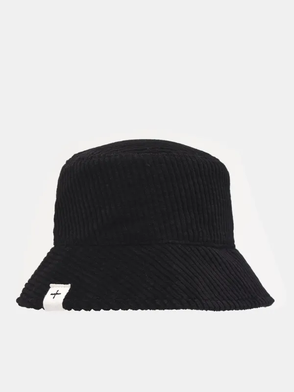 Corduroy Bucket Hat (J40TC0132-J45256-BLACK) made by Jil Sander