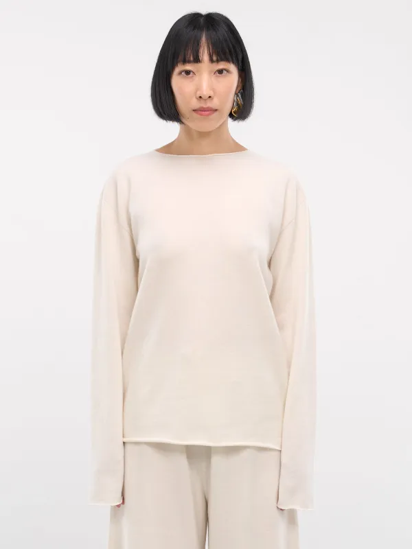 Long Sleeve Jumper (J40GP0003-J13204-OFF-WHITE) made by lorenzo