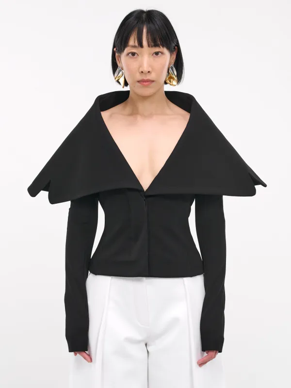 La Veste Giacca (243JA074-1667-BLACK) sold by lorenzo