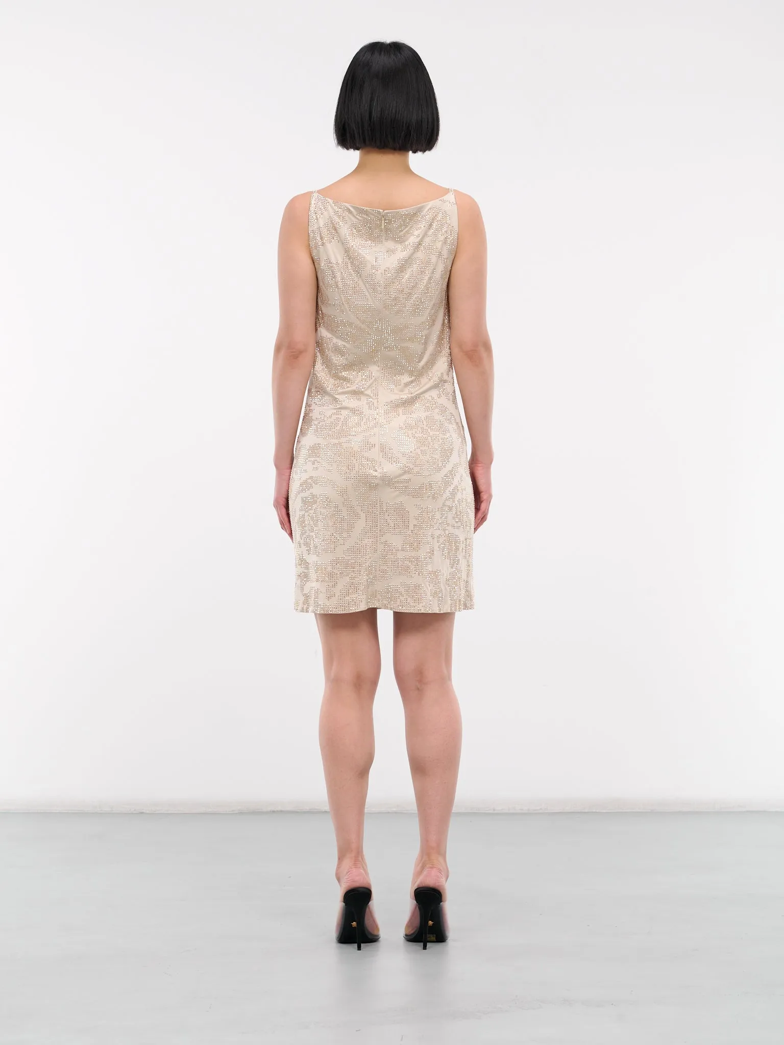 Sequin Pattern Dress (1016407-1A11744-1KF90-MASTIC) sold by lorenzo product image thumbnail 3