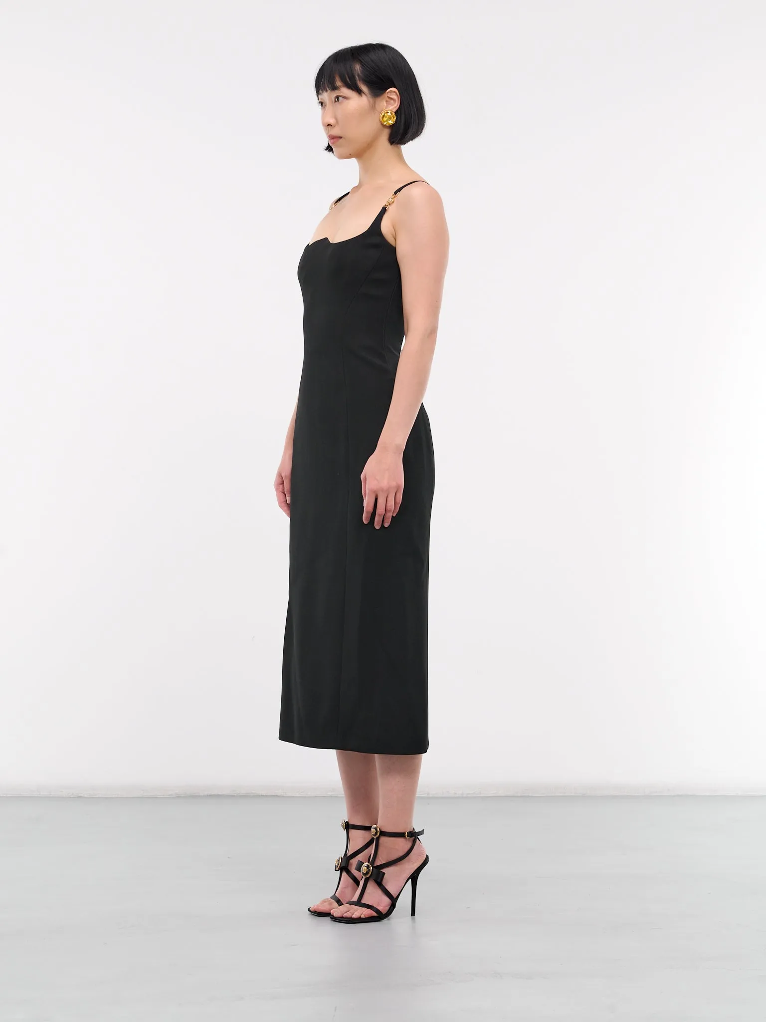 Medusa '95 Fluted Dress (1011662-1A00540-1B000-BLACK) sold by lorenzo product image thumbnail 2