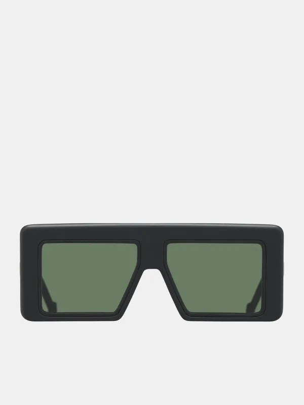 BL0000 Sunglasses (FE-BL0000-BLACK-MATTE-GREEN) sold by lorenzo