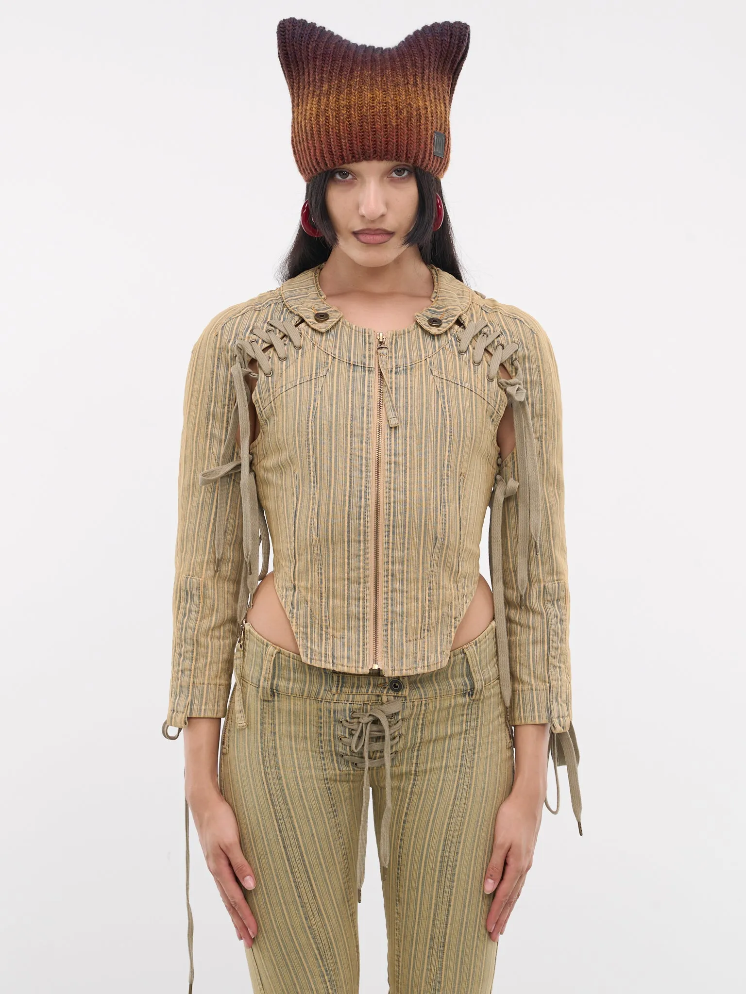 GFRC Jacket (GFRCJ0TANST-TAN-STRIPE) sold by lorenzo