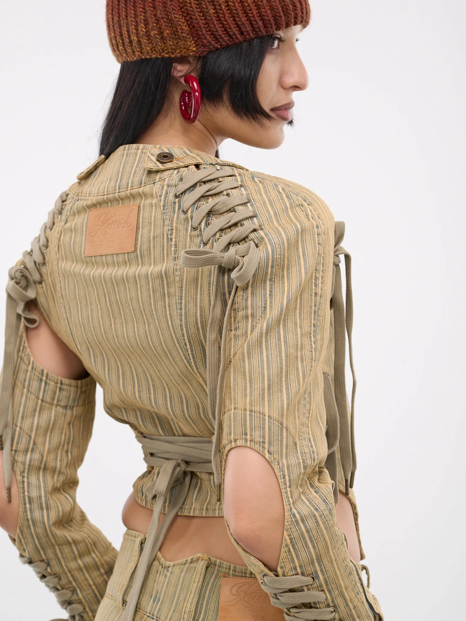 GFRC Jacket (GFRCJ0TANST-TAN-STRIPE) sold by lorenzo product image thumbnail 5
