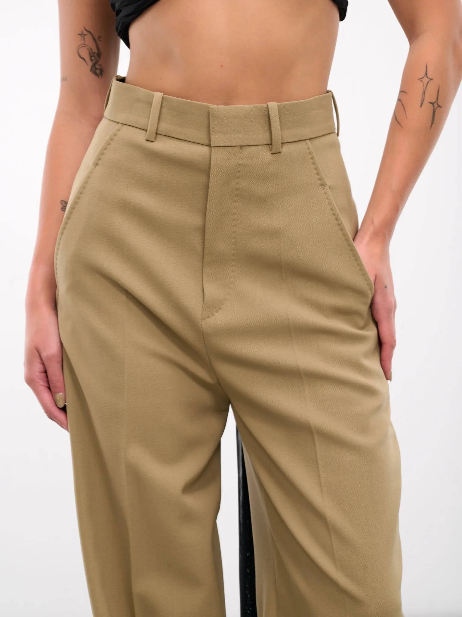 The Professional Trousers (P1A-THE-PROFESSIONAL-KHAKI) sold by lorenzo product image thumbnail 5