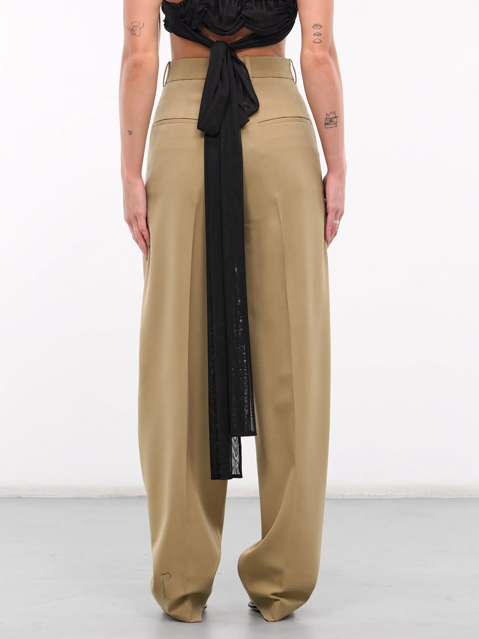 The Professional Trousers (P1A-THE-PROFESSIONAL-KHAKI) sold by lorenzo product image thumbnail 3