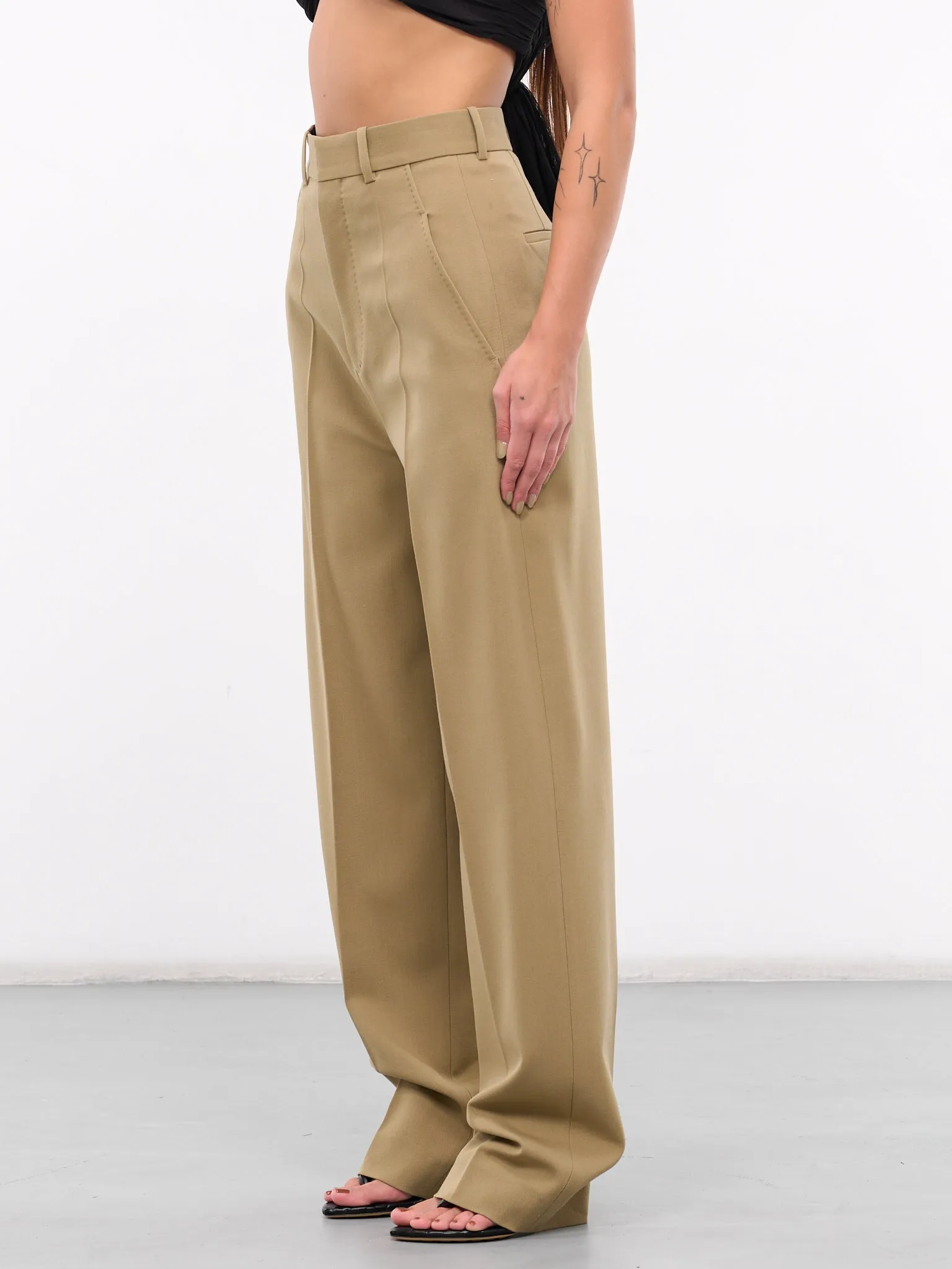 The Professional Trousers (P1A-THE-PROFESSIONAL-KHAKI) sold by lorenzo product image thumbnail 2