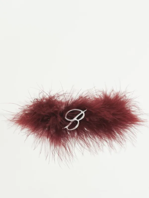 Feather Logo Bracelet (A42-2W270A-BURGUNDY) made by Blumarine