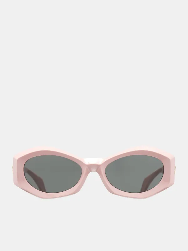 4466 Geometric Sunglasses (0VE4466U-PINK-W-GREY) sold by lorenzo