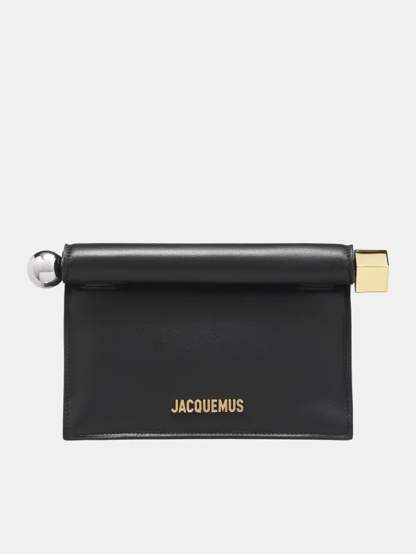 La Petite Pochette Rond (241BA392-3171-BLACK) made by Jacquemus