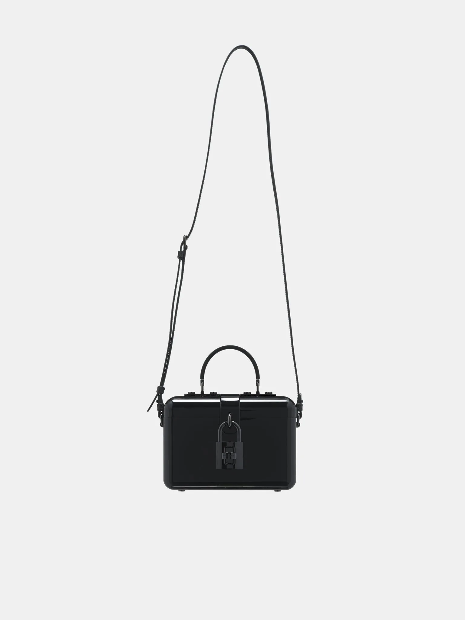 Lock Box Handbag (BB7625-AU640-BLACK) sold by lorenzo product image thumbnail 5