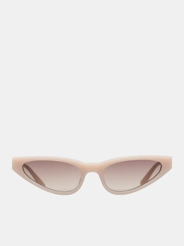 Cat Eye Sunglasses (MAGDA24C3SUN-PINK-SILVER-MOCHA) sold by lorenzo