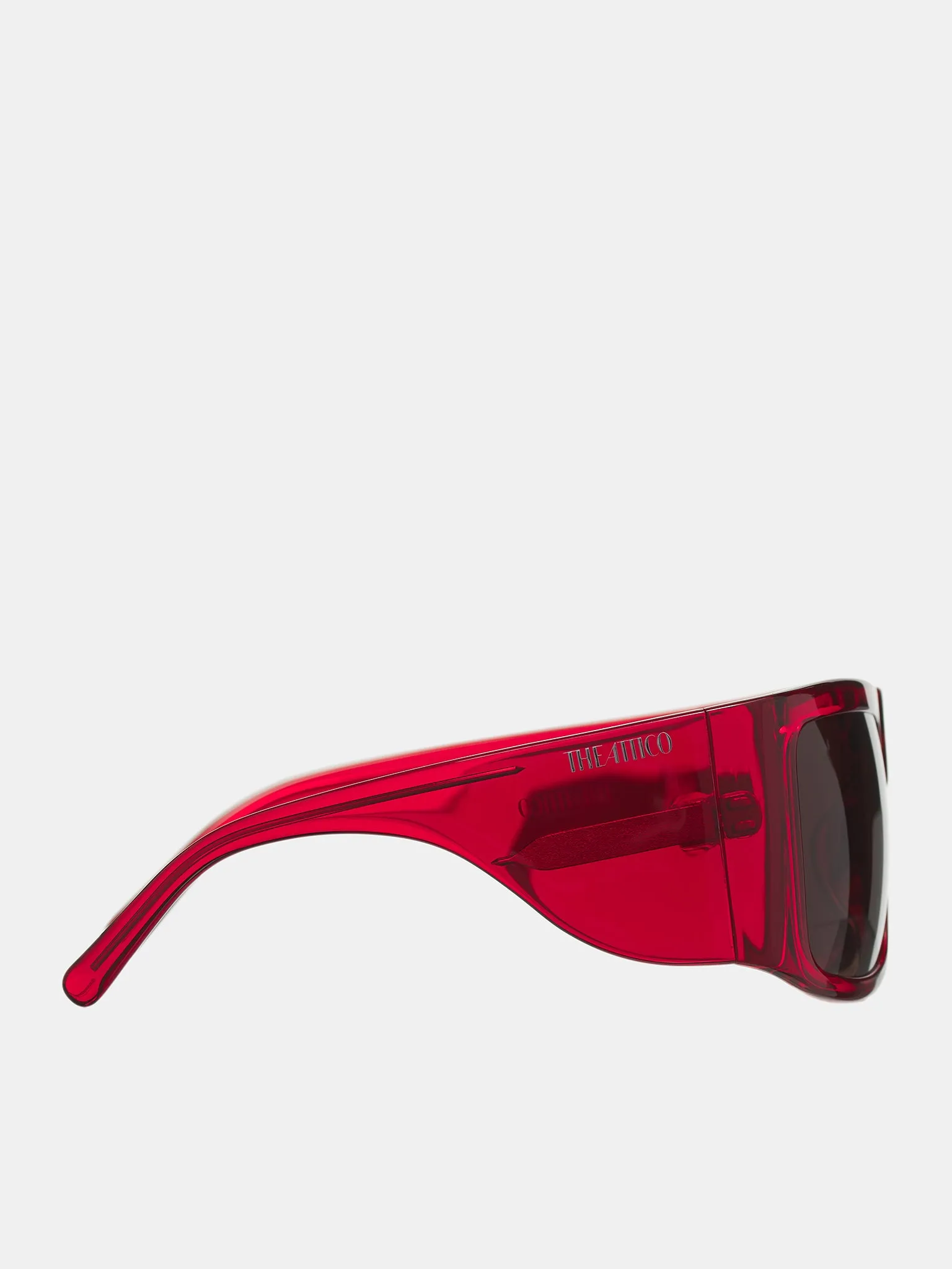Attico Andre Oversized Sunglasses (ANDRE-RED-BLACK-BROWN) sold by lorenzo product image thumbnail 2