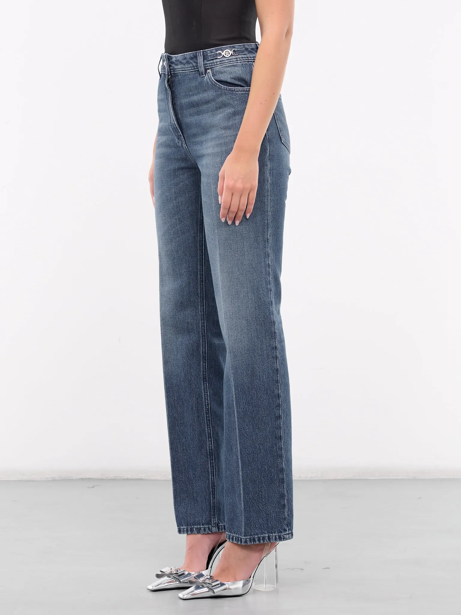 Medusa '95 Boyfriend Jeans (1012634-1A07079-1D030-MED-BLUE) sold by lorenzo product image thumbnail 2