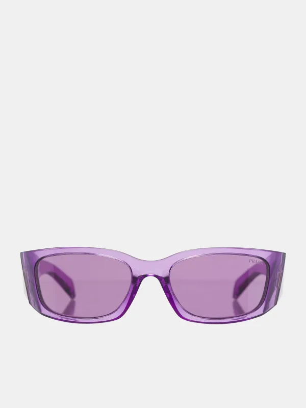 Symbole Sunglasses (0PR-A14S-TRANSPARENT-AMETYST) made by Prada